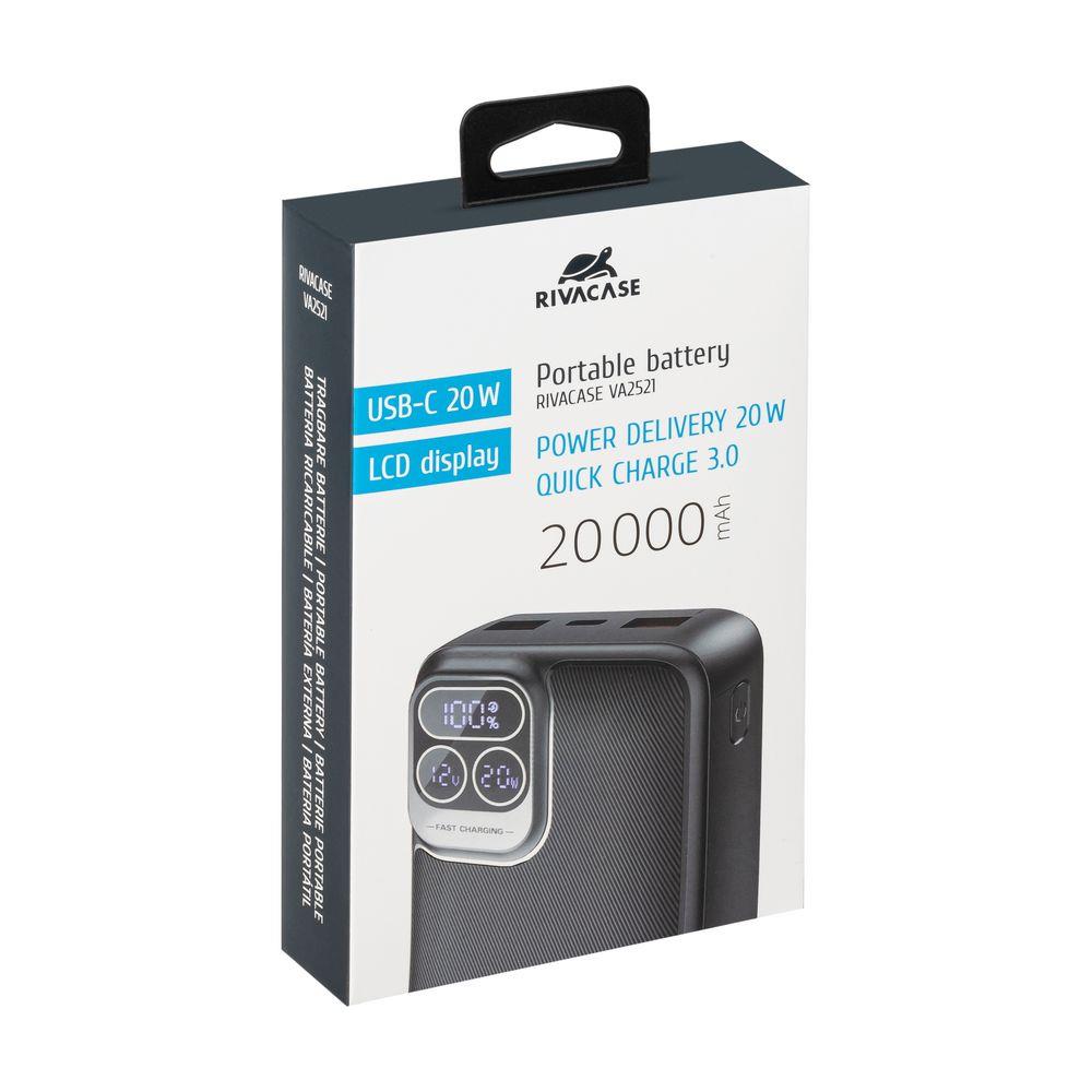 POWER BANK USB 20000MAH/VA2521 RIVACASE 5