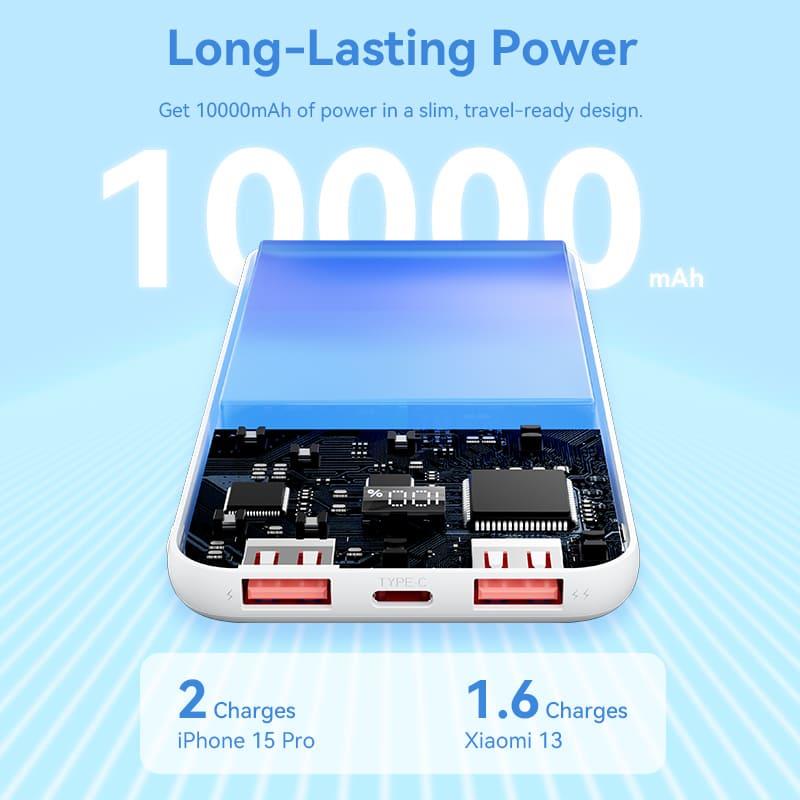POWER BANK USB 10000MAH 22.5W/BLACK FHKB0 VENTION 5