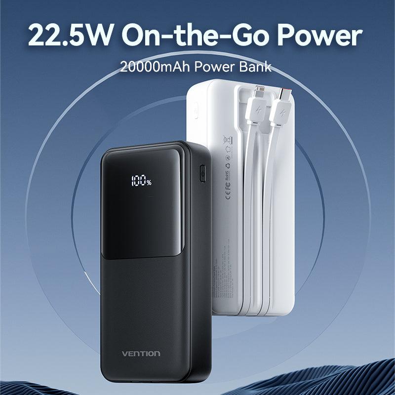 POWER BANK USB 20000MAH 22.5W/BLACK FHPB0 VENTION 2