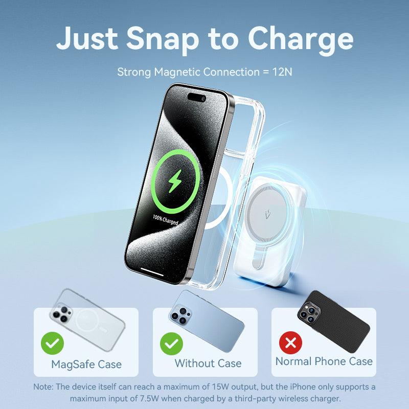 POWER BANK WRL 5000MAH 20W/MAGNETIC BLACK FHSB0 VENTION 3