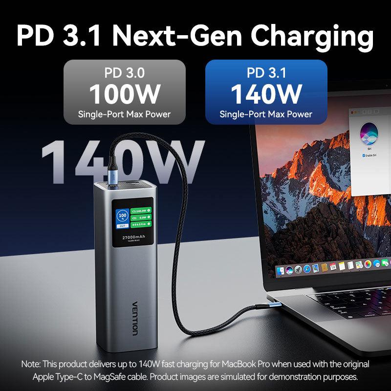 POWER BANK USB 27000MAH 140W/FKEH0 VENTION 10