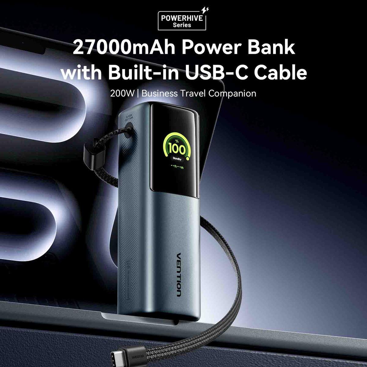 POWER BANK USB 27000MAH 200W/FKGH0 VENTION 2