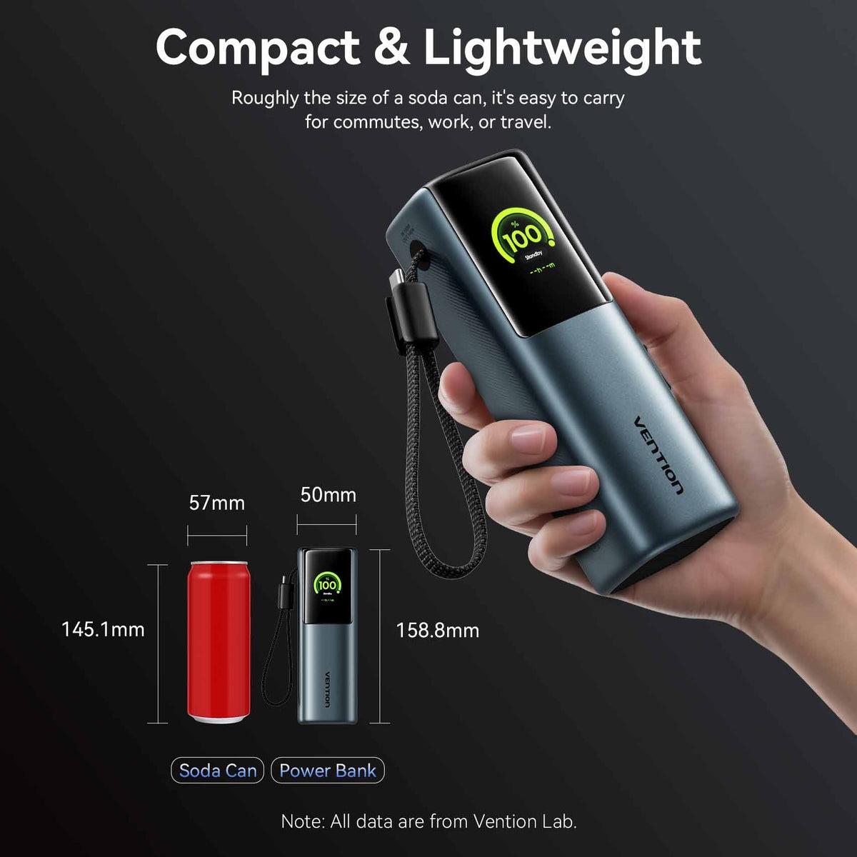 POWER BANK USB 27000MAH 200W/FKGH0 VENTION 15