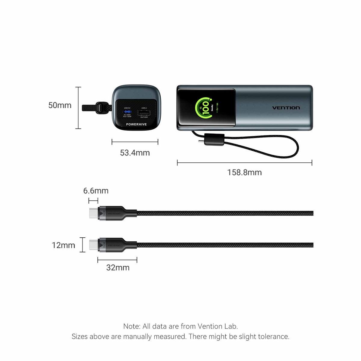 POWER BANK USB 27000MAH 200W/FKGH0 VENTION 19